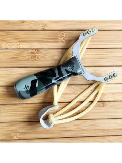 قذيفة واحدة ذات مقبض كامو للخارج، قاذفة مطاطية للرماية والممارسة للصيد