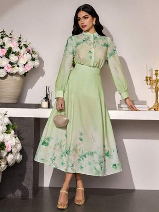 طقم حريمي قطعتين Modelyn العيد ملابس نسائية قطعتين للارتداء اليومي