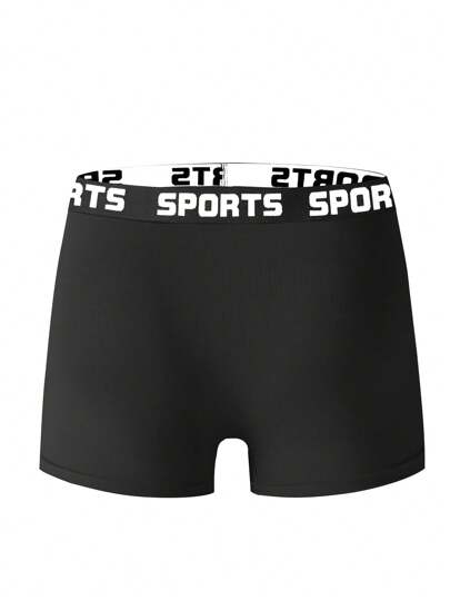 7 قطع من السراويل الداخلية الرجالية الفاخرة بخصر عريض بألوان زاهية طراز بسيط ذات مطاطية عالية للراحة اليومية، مصنوعة من قماش عالي الجودة