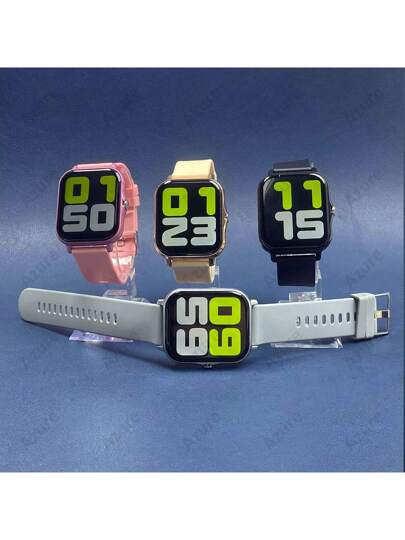 25 ساعة ذكية يونيسكس جديدة بشاشة تعمل باللمس بدقة عالية 1.83 بوصة ، تدعم الاتصال اللاسلكي وتنبيهات الرسائل ، وأنماط رياضية متعددة ، والتحكم عن بُعد في الكاميرا ، وتشغيل الموسيقى ، وتذكير الخمول ، وجسم معدني وسوار من السيليكون ، وخلفية قابلة للتخصيص ، وشحن