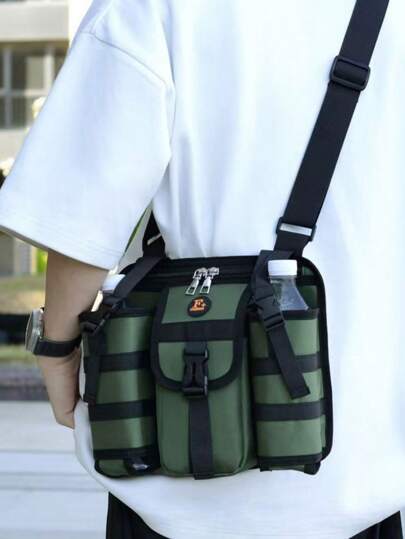 حقيبة صدر بكاجي مائي ظهر للنشاطات الخارجية مع حمالة زجاجة مياه ، حقيبة ظهر صغيرة لرياضة الدراجات والرحلات