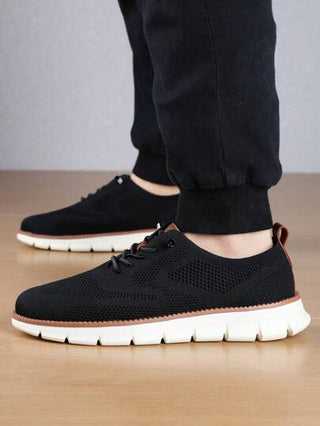 أحذية رياضية كاجوال قابلة للانزلاق للرجال، من قماش الشبك المنفذ للهواء، أحذية كانفاس كاجوال عدم الانزلاق مناسبة للمراهقين والشباب، للربيع والخريف