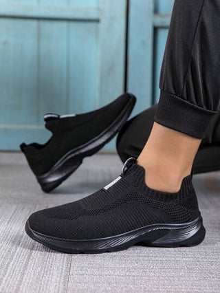 أحذية رياضية بشبكة تنفس مريحة للرجال ذوي القياسات الكبيرة، طراز صيفي رياضي كاجوال