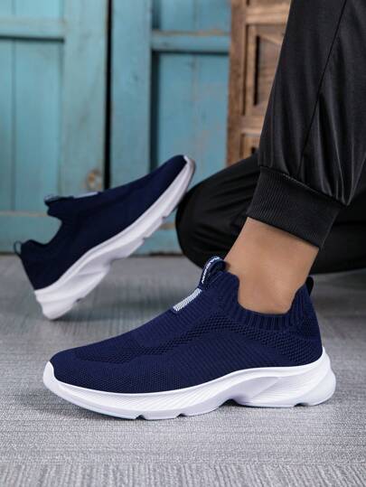 أحذية رياضية تنفس للرجال كبار الحجم ، قماش شبكي صيفي