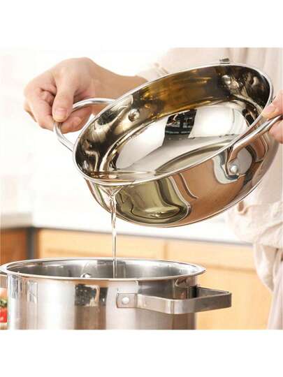 قطعة واحدة مقلاة السمسم العميقة، مقلاة منزلية صغيرة، مقلاة غاز عميقة ذات درجة حرارة قابلة للتحكم مصنوعة من الفولاذ المقاوم للصدأ واقتصادية في الوقود