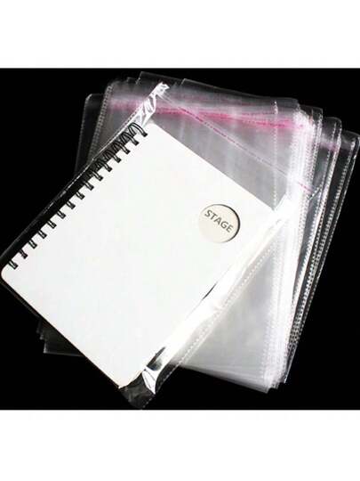 100 قطعة أكياس لاصقة OPP مختومة ، أكياس شفافة قابلة لإعادة الإغلاق الذاتي ، أكياس بلاستيكية مختومة بالجملة لتغليف الهدايا الصغيرة ، لوازم الحفلات والألعاب