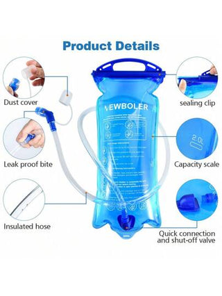 حقيبة تخزين المياه ذات نظام التحفيز 1 لتر 1.5 لتر 2 لتر 3 لتر من نيوبولر لخزان المياه وحقيبة الحقن للملابس الرياضية