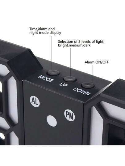 ساعة حائط رقمية، ساعات طاولة إلكترونية، منبه حديث لديكور المنزل في غرفة النوم والمعيشة، ساعات طاولة رقمية منزلية، منبه رقمي لسكن الطلاب، ديكور للمدرسة والمفاجأة المدرسية