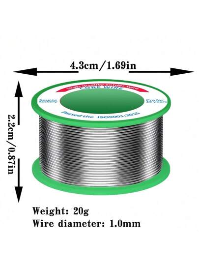 لفة من سلك اللحام القصدير منخفض درجة الحرارة، قصدير خالي من الرصاص عالي الجودة بلب الراتينج، عالي النقاء مع مادة تنظيف للحام المعادن، مناسب للحام والتجميع المواد، مناسب للحام LED والأجهزة المنزلية والمكونات الإلكترونية ومنتجات الكمبيوتر