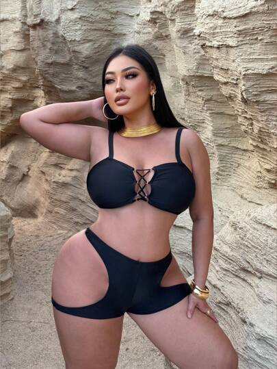 Swim SXY بوكسر بحر للمقاسات الكبيرة مفتوح الظهر