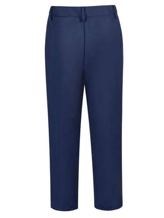 بنطلونات لأولاد المراهقين لارتداء الزي المدرسي الرسمي سهل الأمام، لحفلات الزفاف، اللون الأزرق الكحلي بمقاسات من 4 إلى 16