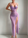 Classic Sexy 2 مجموعة من فساتين النوم النسائية الشفافة بحمالات سلكية وسروال جي-سترينج'