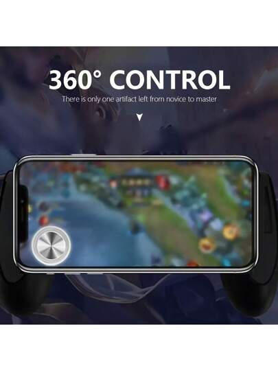 وحدة تحكم جويستيك للألعاب المتنقلة لشاشة اللمس لأجهزة أيباد وأيفون والهواتف والأجهزة اللوحية التي تعمل بنظام الأندرويد ، وحدة تحكم ألعاب لشاشة اللمس لكمال التجربة، عبوة واحدة