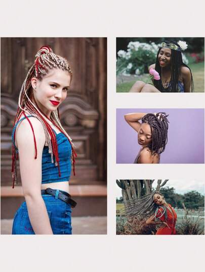 1 قطعة/6 قطع من أدوات التصفيف تشابك النساج، إبر تصفيف الشعر والخصلات والنسج ذات الكروشية (0.75مم ، 0.5مم ، 1.0مم) ، ألوان عشوائية