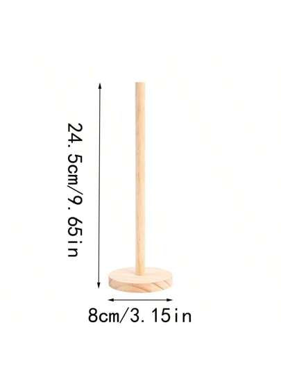 حامل منشفة الورق الخشبي قطعة واحدة، حامل منشفة الورق من البامبو، حامل منشفة الورق الخشبي للمنضدة، حامل منشفة الورق القائم بذاته للمطبخ والحمام والغرفة