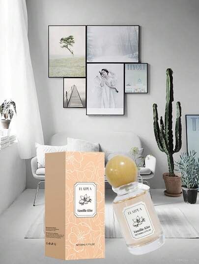 1 قطعة ، 50 مل / 1.69 أونصة سوائل ، رذاذ عطر الفانيليا ، خال من الكحول برائحة فانيليا ماسك وطعم ليتشي ، مناسب لتعطير المنزل وتعزيز رائحة المرحاض ، هدية مثالية للعطلات