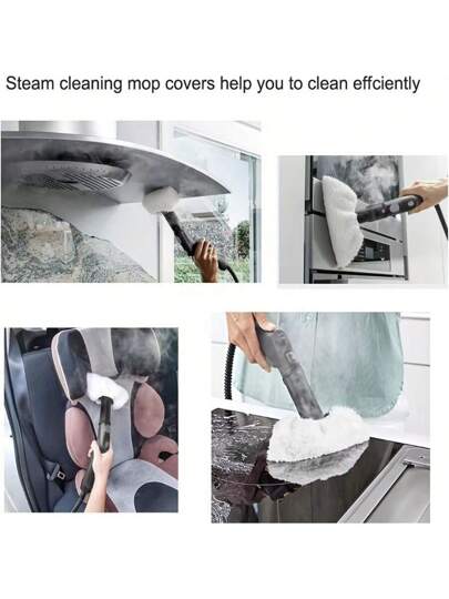 8 قطع منصات مسح من األياف الدقيقة لجهاز Karcher SC2-SC5 للتنظيف بالبخار ، مرفق األرضية سهل االستخدام ، قماش قابل إلعادة االستخدام لملحقات التنظيف والعناية باألرضية
