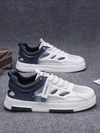 أحذية رجالية صيفية جديدة، أحذية رياضية مريحة منفذة للهواء بنسيج شبكي، أحذية متعددة الاستخدامات للأعمال المكتبية والمشي والتنزه، أحذية غير قابلة للانزلاق، أحذية رياضية مطبوعة