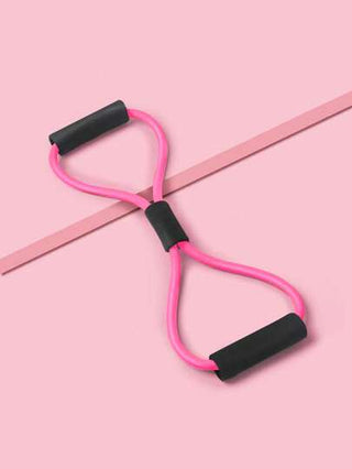 أشرطة مقاومة بشكل الرقم 8، أشرطة يوجا مطاطية سميكة لتحسين وضعية الهيكل العظمي، شريط لياقة بدنية منزلية