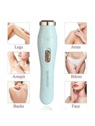 ماكينة حلاقة كهربائية قابلة للشحن ثلاثية الاستخدامات، ماكينة تشذيب وإزالة الشعر ، صغيرة وملائمة، وذات ألم بسيط لحلاقة الوجه والحواجب والأنف والساقين والذراعين واللحية، هدية مثالية للأصدقاء والحبيبات وأعياد الميلاد، مناسبة للمنزل والسفر، ببطارية 150...
