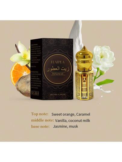 زوج من زيوت العطور المذهبة بنكهة الفانيلي والعنبر في عبوات صغيرة سهلة الحمل، عطر طويل الأمد ومثالي للسفر، هدية مثالية للعطلات والرومانسية الصيفية - مجموعة هدايا فاخرة