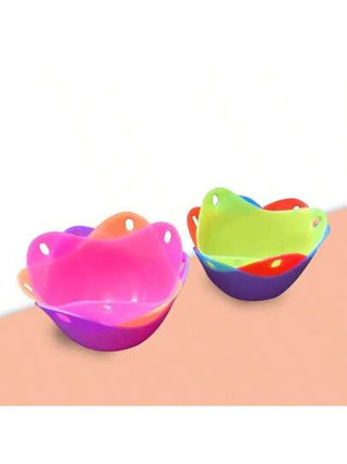 مجموعة واحدة/2 قطعة أكواب بخار الطعام من السيليكون، قوالب بيض للغلي، عالية المقاومة للحرارة ، أواني مصممة للمذيبات متاحة لأغراض الطهي في المطبخ