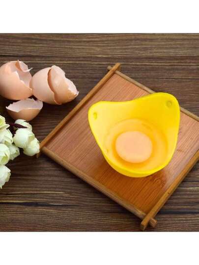 مجموعة واحدة/2 قطعة أكواب بخار الطعام من السيليكون، قوالب بيض للغلي، عالية المقاومة للحرارة ، أواني مصممة للمذيبات متاحة لأغراض الطهي في المطبخ