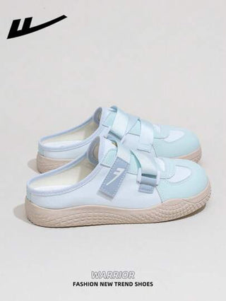 WARRIOR زوج من أحذية كاجوال نسائية طراز واريور سميكة الكعب مزودة برباط، سهلة الارتداء، قطعة أرضية منخفضة للصيف، لالبس اليومي، ذات رؤوس مستديرة، كعب منخفض، مانعة الانزلاق، بلون أنيق، منسق مع ألبسة الخريج