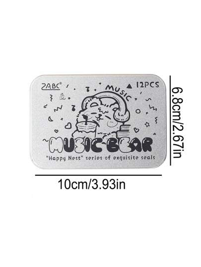 12 قطعة/علبة طابع خشبي مزخرف بنمط الدب العتيق، مجموعة مختلفة من أنماط الحيوانات المتنوعة، تصميم مطبوع يدويًا ، طوابع خشبية محفورة بعناية مناسبة للحرف اليدوية ، ألبوم الصور ، اليومية ، الزخرفة اليدوية DIY ، هدايا راقية للأصدقاء