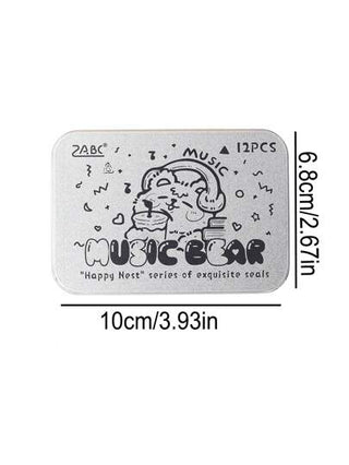 12 قطعة/علبة طابع خشبي مزخرف بنمط الدب العتيق، مجموعة مختلفة من أنماط الحيوانات المتنوعة، تصميم مطبوع يدويًا ، طوابع خشبية محفورة بعناية مناسبة للحرف اليدوية ، ألبوم الصور ، اليومية ، الزخرفة اليدوية DIY ، هدايا راقية للأصدقاء