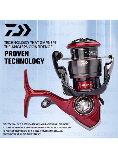 DAIWA بكرة DAIWA FUEGO CS لعام 2025 ، 6 + 1 كراسي محامل ، إطار خفيف للبكرة الدوارة / بكرة دوارة ذات محرك خفيف ، جسم زيون V