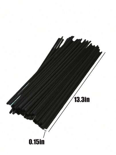 16 قطعة عصي لتعطير الهواء والانتشار الطويل الأمد، مغلفة في علبة هدايا، من مواد بوليوريثان عالية الجودة، عصي ألياف عطرية غير مضاءة، لإضفاء رائحة منعشة على الغرف، لمستلزمات عيد الحب والأعراس، ألوان عشوائية (أسود ، أبيض)