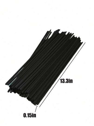 16 قطعة عصي لتعطير الهواء والانتشار الطويل الأمد، مغلفة في علبة هدايا، من مواد بوليوريثان عالية الجودة، عصي ألياف عطرية غير مضاءة، لإضفاء رائحة منعشة على الغرف، لمستلزمات عيد الحب والأعراس، ألوان عشوائية (أسود ، أبيض)