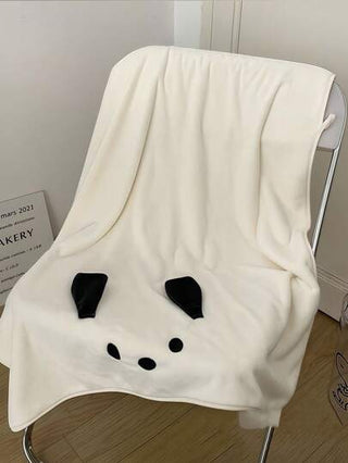 Sanrio قطعة واحدة من منشفة الكلب كارتون باتشا، منشفة استحمام لتجفيف الشعر والرأس، سميكة وماصة بدون تساقط للشعر، غطاء أذن كبير للسيدات، جونلة استحمام لتجفيف الشعر، منشفة ضرورية للسفر، هدية التخرج