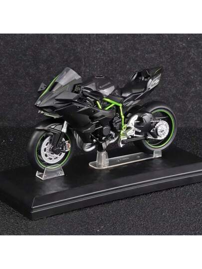 قطعة واحدة H2R نموذج دراجة نارية معدنية - 1:12 مقياس نموذج دراجة نارية - زخرفة المكتب - مجموعة دراجات نارية - هدية تخرج - هدية عيد ميلاد - هدية عطلة - هدية عيد الميلاد - هدية رأس السنة
