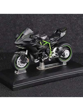 قطعة واحدة H2R نموذج دراجة نارية معدنية - 1:12 مقياس نموذج دراجة نارية - زخرفة المكتب - مجموعة دراجات نارية - هدية تخرج - هدية عيد ميلاد - هدية عطلة - هدية عيد الميلاد - هدية رأس السنة