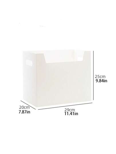 رف ملفات مكتبي قابل للطي، رف معلومات الطالب، منظم مستلزمات المكتب، رف كتب بلاستيكي لتخزين الملفات، مناسب لمكتب الغرفة، المكتب، والصالة