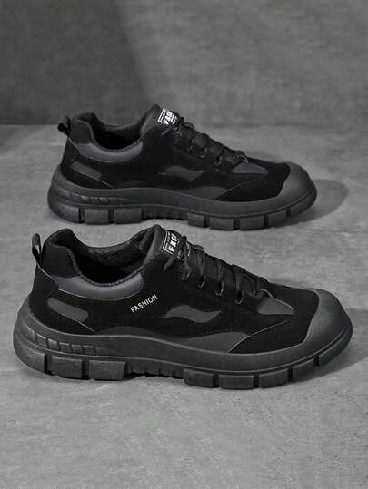 أحذية رياضية كاجوال للرجال باللون الأحادي مريحة وسهلة الارتداء ، أحذية رياضية خفيفة وقابلة للتنفس وممتصة للصدمات مناسبة للصيف، أحذية رياضية كاجوال خفيفة الوزن، أحذية رياضية خارجية متناسقة اللون للجري والتنزه