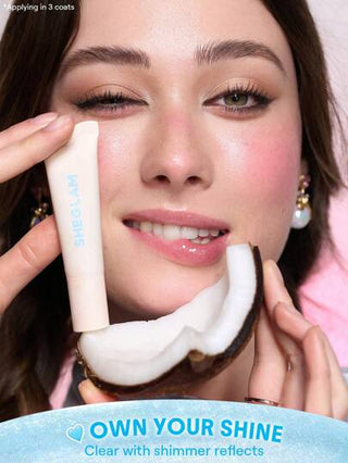 SHEGLAM مرطب الشفاه كريستال جليز - امتلكي لمعانك عيد الأب التخرج عيد الميلاد العطلة الربيع الصيف Y2K فاخر أزياء مكياج مستحضرات التجميل حفل شاطئ سفر تخييم في الهواء الطلق المدرسة الحرم الجامعي رحلة مهرجانات ديكور هدية حاضر وردة فتاة تنكر أفضل لون سحر أجواء