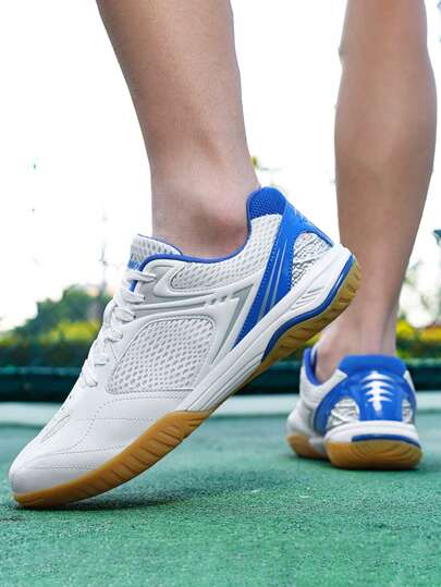 أحذية رياضية للاستخدام الخارجي للرجال والنساء، طلاب، أحذية رياضية رياضية لألعاب الريشة الطائرة، تنس الطاولة، الكرة الطائرة