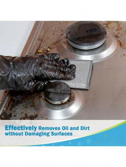 6 قطع/ 12 قطعة من وسادات الجلي متعددة الوظائف للرطب والجاف، من الستانلس ستيل، وسط معدني ثنائي الوجه لتنظيف أواني الطهي والحوض والأواني المنزلية ومسطح الطهي، بمقاس 8" * 8"