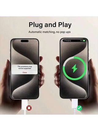 كبل شحن سريع مزدوج بمنفذي USB C ، 60 واط لهواتف 16/15 برو ماكس وبلس، وللسامسونج وبوكو ، من النوع C إلى النوع C ، كبل بريد مع علبة