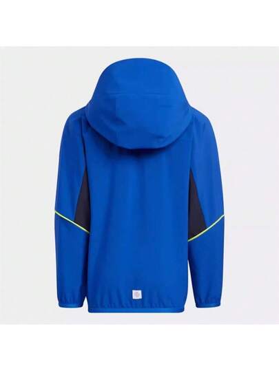 Adidas جاكيت رياح مقاومة للرياح ذات كابوش من أديداس للأطفال HD9992