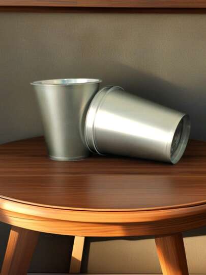 10 قطع أكواب قهوة فضية خامة مع بطانة إنيرفلم على الطراز الفيروسي - أدوات شرب مميزة للخروج للمقاهي، أكواب محكمة الإغلاق للتيك أواي للمشروبات الساخنة و الباردة