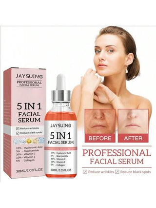سيروم جوهر الوجه 30مل خماسي الوظائف، مرطب ومغذي