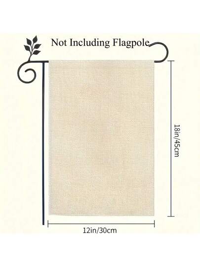 قطعة واحدة علم (راية) ترحيب للحديقة - تصميم فراشة وزنبق متأجج، 30 * 45 سم من البوليستر، ديكور خارجي ملون للحديقة، لافتة ذات وجهين للساحة (عمود العلم غير مشمول)