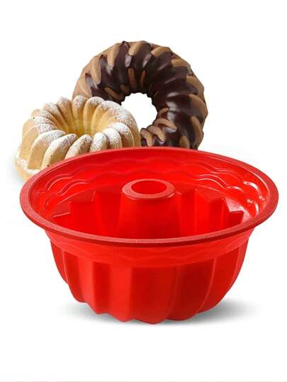 قالب كيك من السيليكون بشكل اليقطين قطعة واحدة للخبز DIY