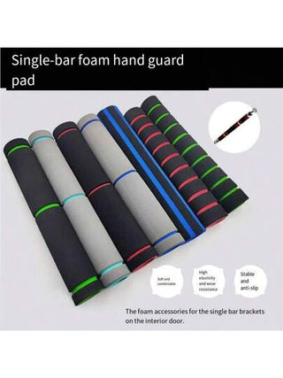 أغطية أنبوبة رغوية لقضيب التدريب على الباب الداخلي، ملحقات صالة الألعاب الرياضية المنزلية لحماية المعدات والوقاية من الانزلاق من الإسفنج