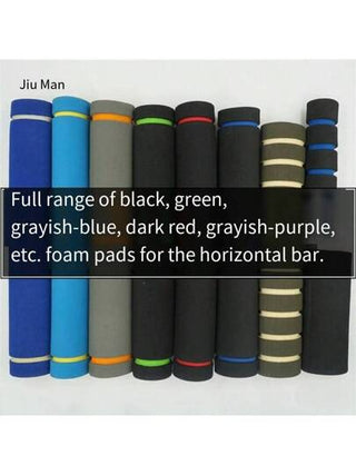 أغطية أنبوبة رغوية لقضيب التدريب على الباب الداخلي، ملحقات صالة الألعاب الرياضية المنزلية لحماية المعدات والوقاية من الانزلاق من الإسفنج