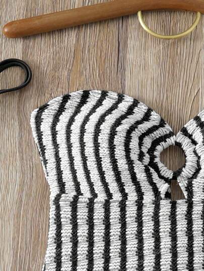 مايوه حريمي قطعة واحدة بدلة سباحة أنيقة محافظة من قطعة واحدة للنساء ، ذات كتف واحد وأقماع من نسيج خاص لحفلات الشاطئ والحمام